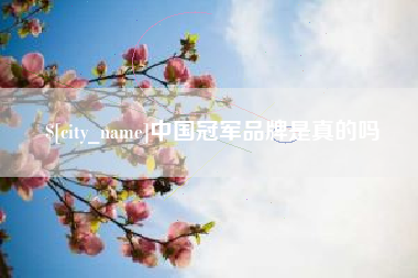 普洱中国冠军品牌是真的吗