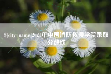 普洱2021年中国消防救援学院录取分数线