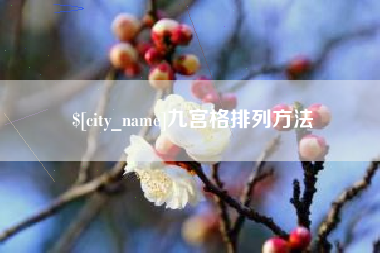 普洱九宫格排列方法