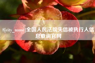 普洱全国人民法院失信被执行人信息查询官网