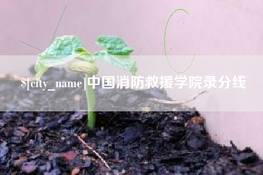 普洱中国消防救援学院录分线