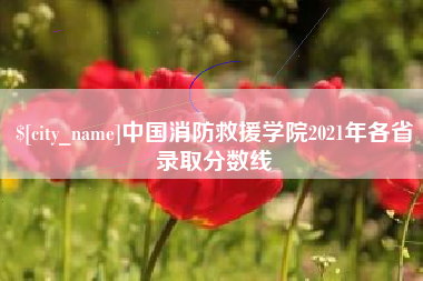 普洱中国消防救援学院2021年各省录取分数线