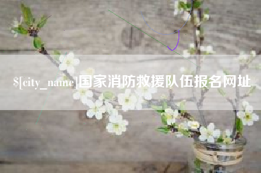 普洱国家消防救援队伍报名网址