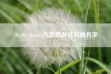 普洱九宫格游戏叫啥名字