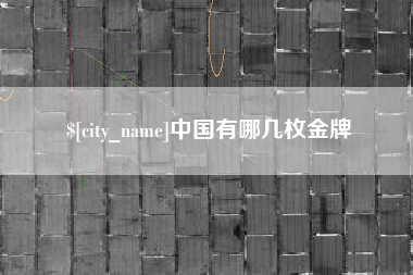 普洱中国有哪几枚金牌