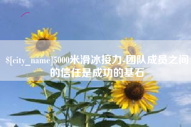 普洱5000米滑冰接力-团队成员之间的信任是成功的基石