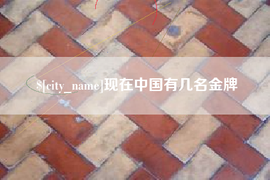 普洱现在中国有几名金牌