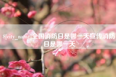 普洱全国消防日是哪一天宣传消防日是哪一天