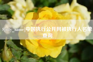 普洱中国执行公开网被执行人名单查询