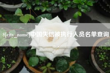 普洱中国失信被执行人员名单查询