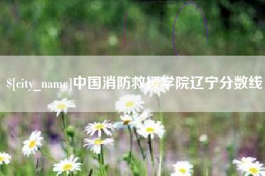 普洱中国消防救援学院辽宁分数线