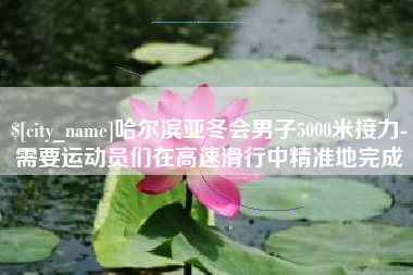 普洱哈尔滨亚冬会男子5000米接力-需要运动员们在高速滑行中精准地完成