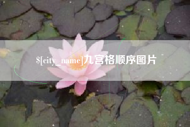 普洱九宫格顺序图片