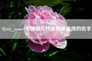 普洱中国第九枚金牌是谁得的名字