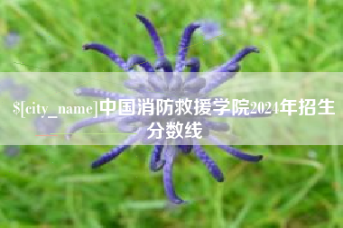 普洱中国消防救援学院2024年招生分数线