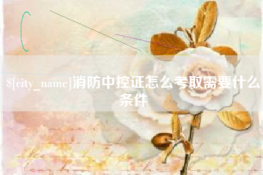 普洱消防中控证怎么考取需要什么条件
