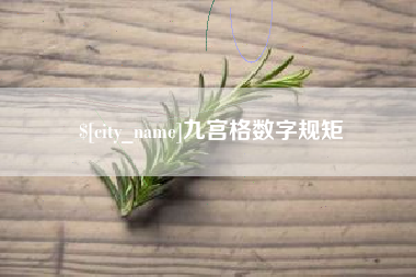 普洱九宫格数字规矩