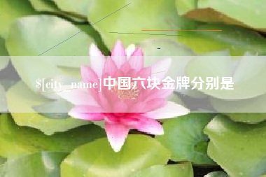 普洱中国六块金牌分别是