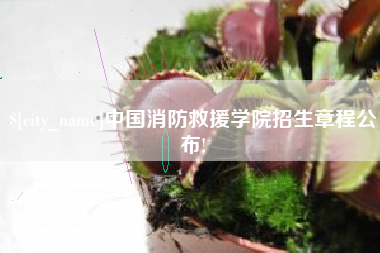 普洱中国消防救援学院招生章程公布!