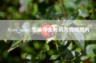 普洱奥运夺金时刻九宫格图片